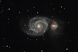 M51, großes Foto
